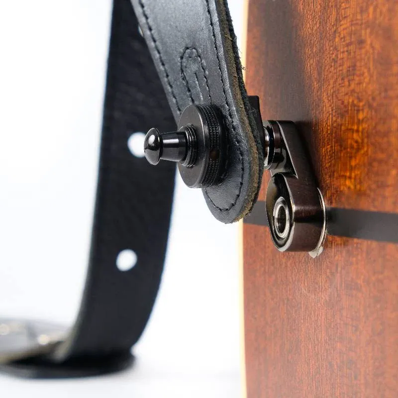 MusicNomad MN271 Acoustilok Metric Jack Adapter for Strap Locks til end pin jack med mm-gjenger