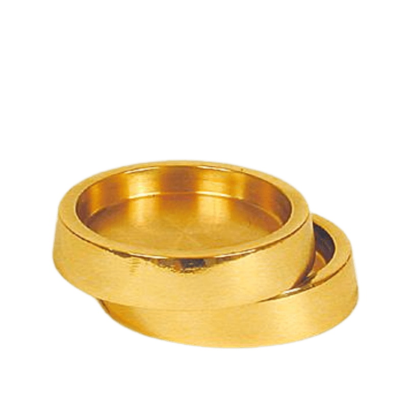 HED Pianoskål 38mm Messing 4-pakke