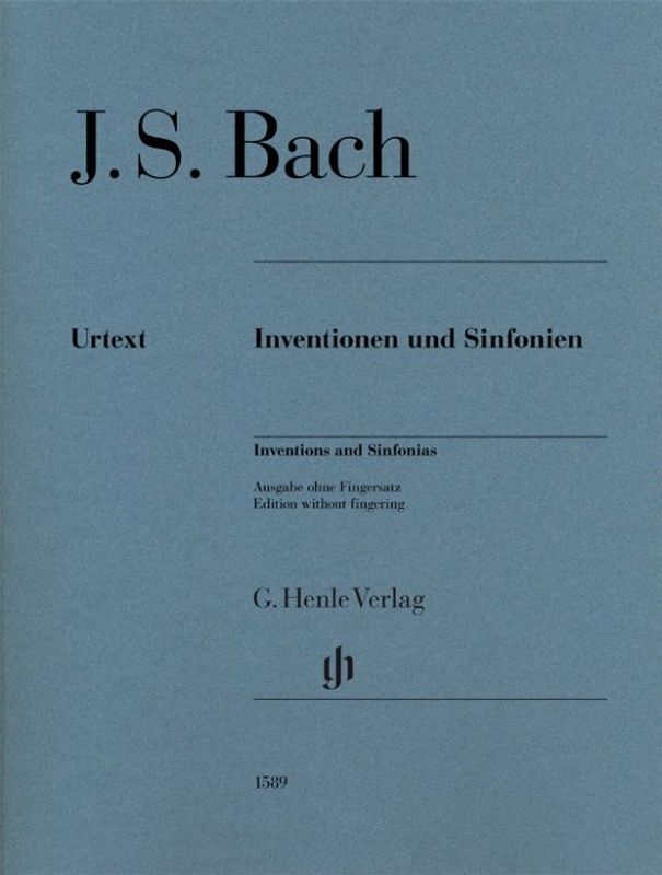 Johann Sebastian Bach - Inventions And Sinfonias Piano Urtext - Uten Fingersetning