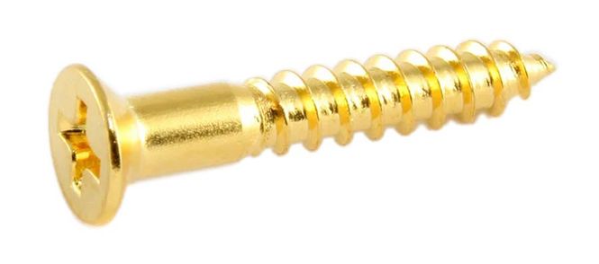 Hovedbilde Allparts Broskruer Gull #8x1'' 5-pk