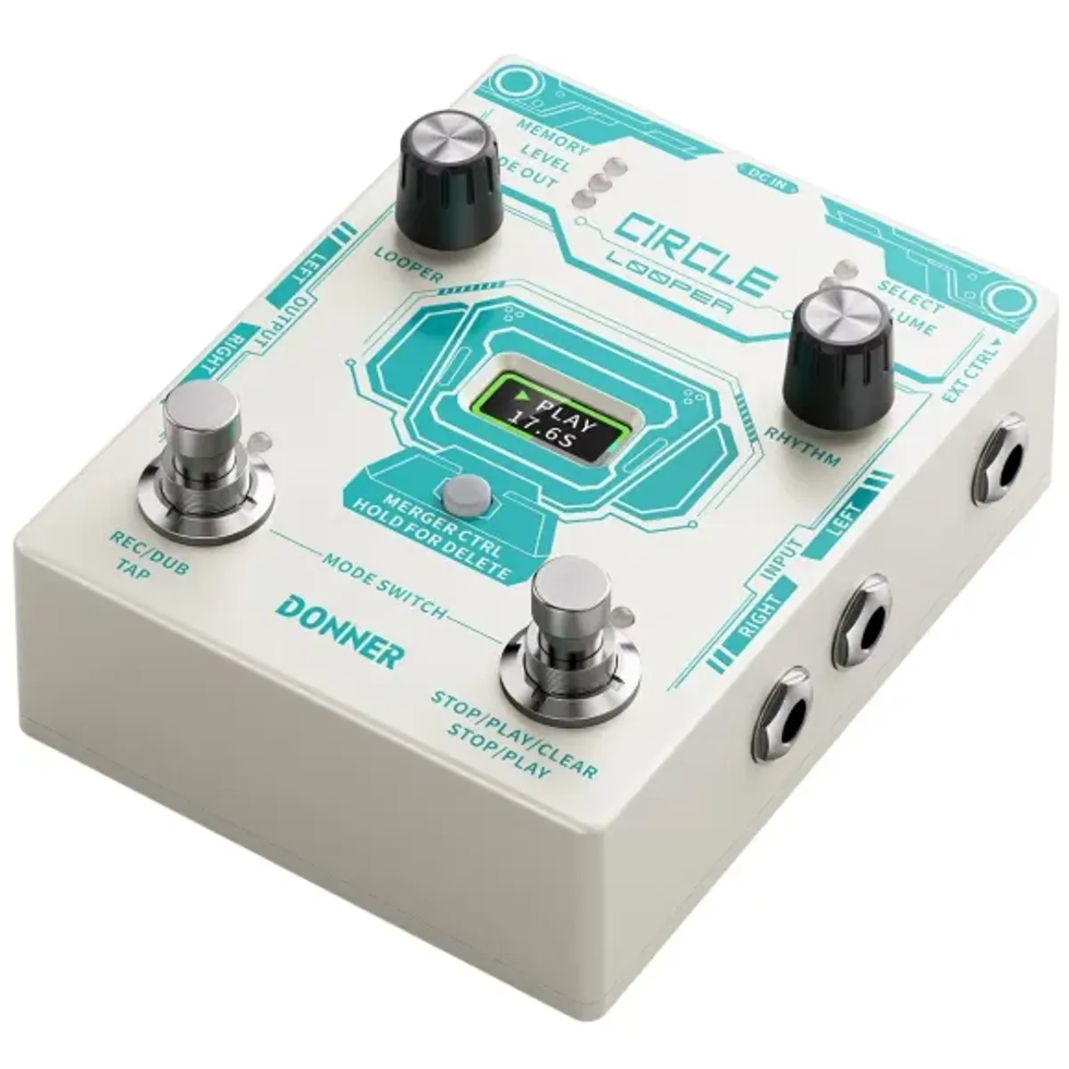Donner Circle Looper gitar-pedal