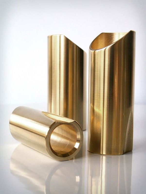 The Rock Slide TRS-LB polished brass slide size L (inside 20.5 - length 59.0mm)