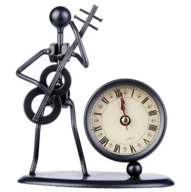 Hovedbilde Klokke med Bassfigur