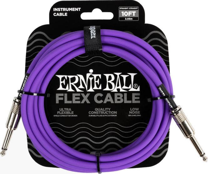 Hovedbilde Ernie Ball 6415 FLEX Instrument Cable 3m - Purple
