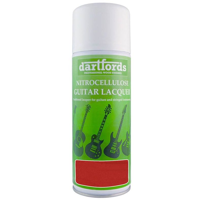 Dartfords FS5061 Pigmented Nitrocellulose Lacquer Strong Cherry Red - 400ml aerosol
