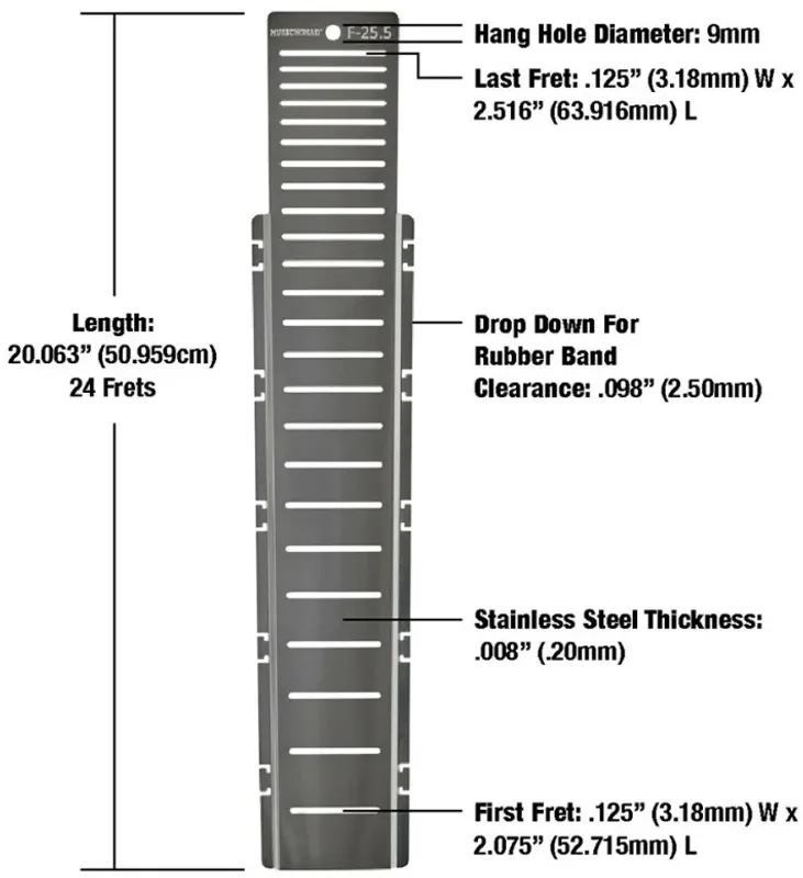 MusicNomad MN800 Fretshield F-25.5